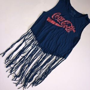 Coca- Cola Fringed Top